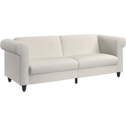 Dorel Felix 3 Seater Cream Corduroy Sofa Bed - thumbnail 2