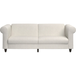 Dorel Felix 3 Seater Cream Corduroy Sofa Bed - thumbnail 3