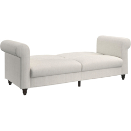 Dorel Felix 3 Seater Cream Corduroy Sofa Bed - thumbnail 4