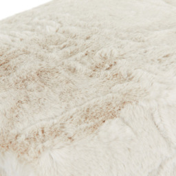 Rabbit Faux Fur Throw - Champagne / Extra Large - thumbnail 4