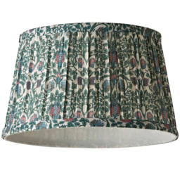 ValueLights Abel Floral Pleated Tapered Lamp Shade Small