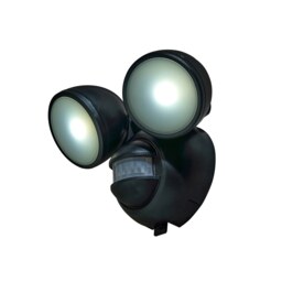 LED Battery Powered Outdoor Twin Spotlight with PIR Motion Sensor - thumbnail 2