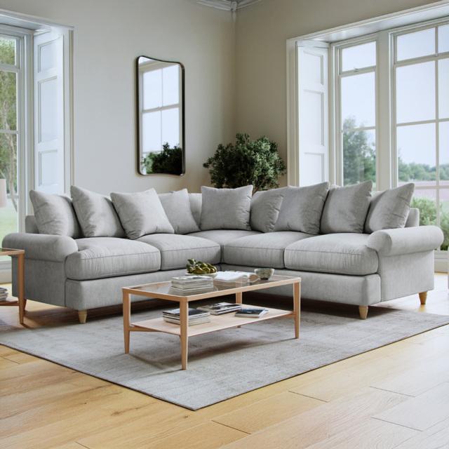 Clara Faro 16 Grey 4 Seater Agmamito Sofa - image 1