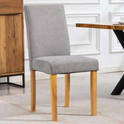 Artemis Home Almont Grey High Back Plush Dining Chairs Set of 2 - thumbnail 1