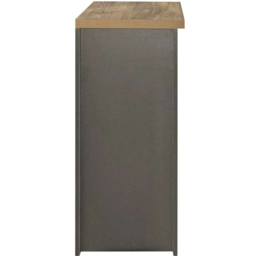Birlea Highgate 2 Door 2 Drawer Dark Grey and Oak Sideboard - thumbnail 4