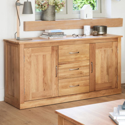 Baumhaus Mobel 2 Door 3 Drawer Oak Large Sideboard
