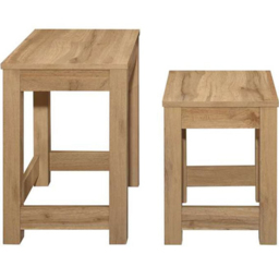 Compton Oak Nest of Tables Set of 3 - thumbnail 4