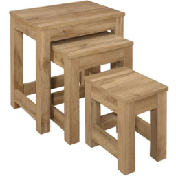 Compton Oak Nest of Tables Set of 3 - thumbnail 2