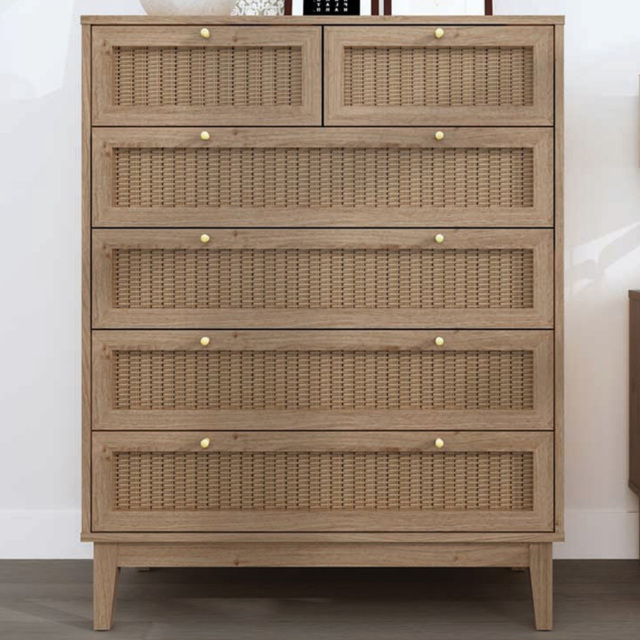 Bordeaux 6 Drawer Oak Chest of Drawers - image 1