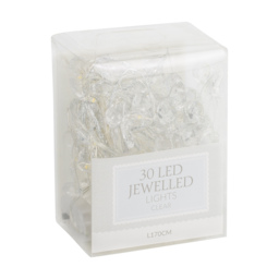 30 LED Warm White Jewelled String Light 1.7m - thumbnail 2