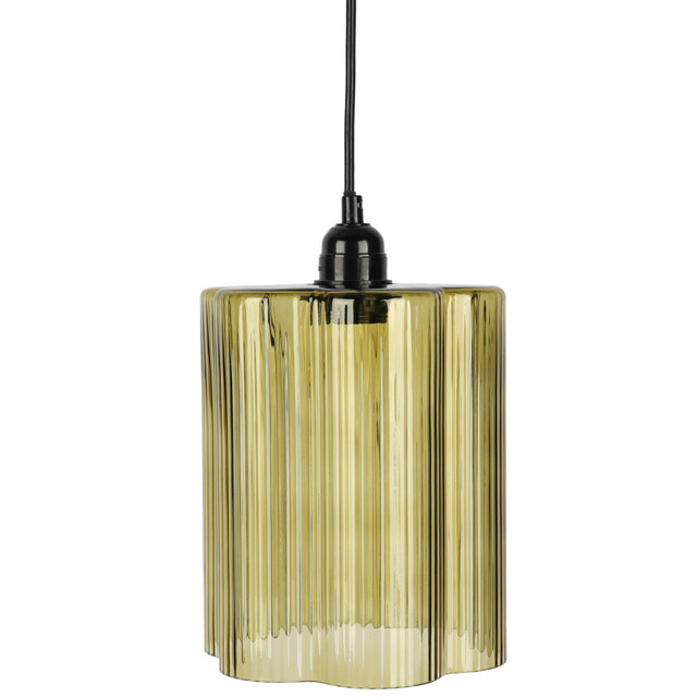 Eylin Olive Glass Pendant Light - image 1