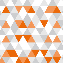 Origin Murals Geometric Orange Wall Mural - thumbnail 2