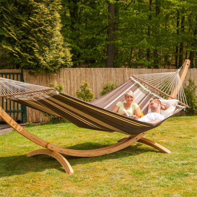 Amazonas Palacio Cafe Premium Spreader Bar Cotton Garden Hammock Only XXL - image 1