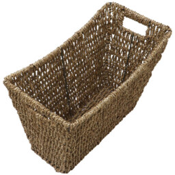 JVL Seagrass Magazine Rack - thumbnail 3