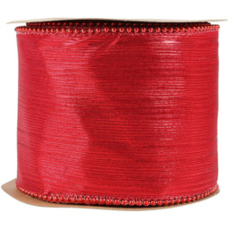 Single Wide Christmas Ribbon 4.5m in Assorted styles - thumbnail 4