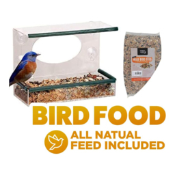 Marco Paul Window Feeder with Bird Seed Food 1kg - thumbnail 4