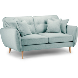 Opry Faro 2 Seater Button Back Aqua Sofa - thumbnail 2
