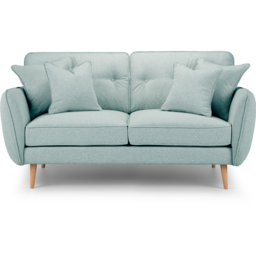 Opry Faro 2 Seater Button Back Aqua Sofa - thumbnail 3