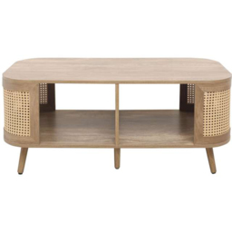 Birlea Noah 2 Shelf Rattan Effect Coffee Table - thumbnail 2