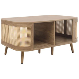 Birlea Noah 2 Shelf Rattan Effect Coffee Table - thumbnail 3
