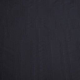 Waffle Block Duvet Set Navy Superking - thumbnail 2