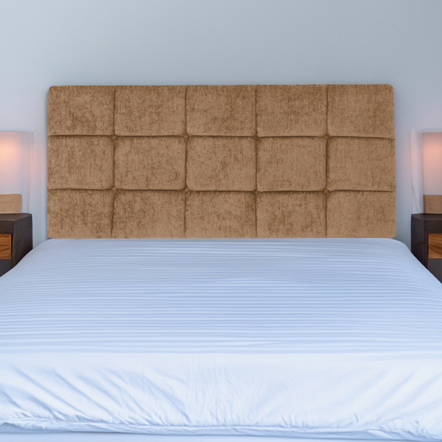 Bedmaster Pearl Single Mink Chenille Squared Headboard - image 1