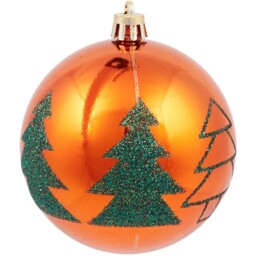 Amber Charm Amber, Orange and Green Bauble Drum 70 Pack - thumbnail 2