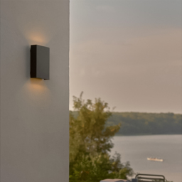 Nordlux Fold 15 Magnetic Shade Seaside Black Garden Wall Light - thumbnail 2
