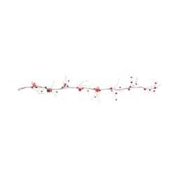 Glitter Hearts Garland Red - thumbnail 4