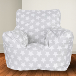 Kaikoo Silver Star Funzee Bean Bag Chair