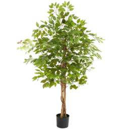 tectake Artificial Ficus Plant in Pot 160cm - thumbnail 1