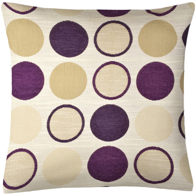 Intimates Idaho Aubergine Filled Cushion 56 x 56cm 2 Pack - image 1