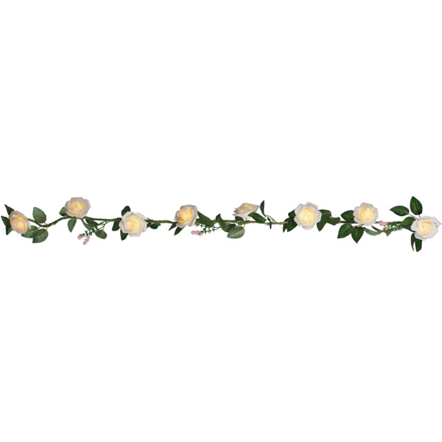 Rose Garland 16 LED Warm White String Light - image 1