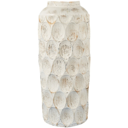 Isla White Metal Tall Vase 54cm - thumbnail 4