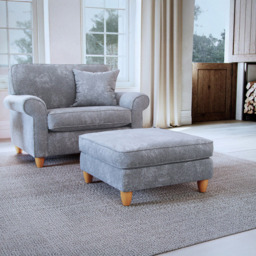 Sinatra Glory Anthracite Footstool - thumbnail 3