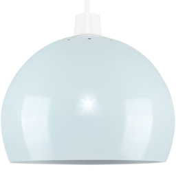 ValueLights Mini Arco Pale Blue Metal Pendant Shade