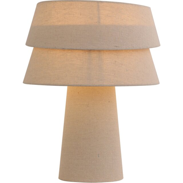 Ezekiel Natural Fabric Table Lamp - image 1
