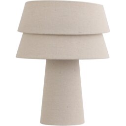 Ezekiel Natural Fabric Table Lamp - thumbnail 3