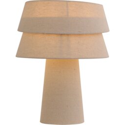 Ezekiel Natural Fabric Table Lamp