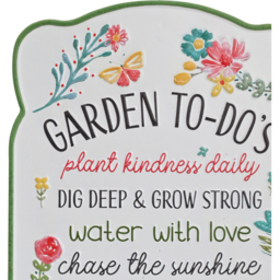 Garden To Dos Metal Plaque - thumbnail 3