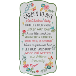 Garden To Dos Metal Plaque - thumbnail 1