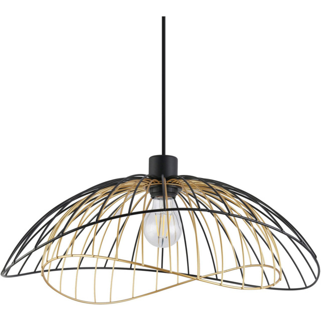 Dillon Black and Gold Intricate Wireframe Shade - image 1