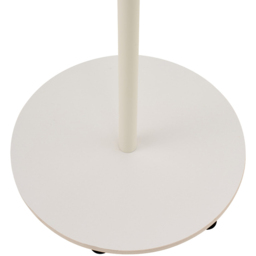 Living and Home White Minimalist Coat Stand with 8 Hooks and Marble Base - thumbnail 3