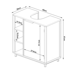 Marylebone Under Sink Unit Grey - thumbnail 4