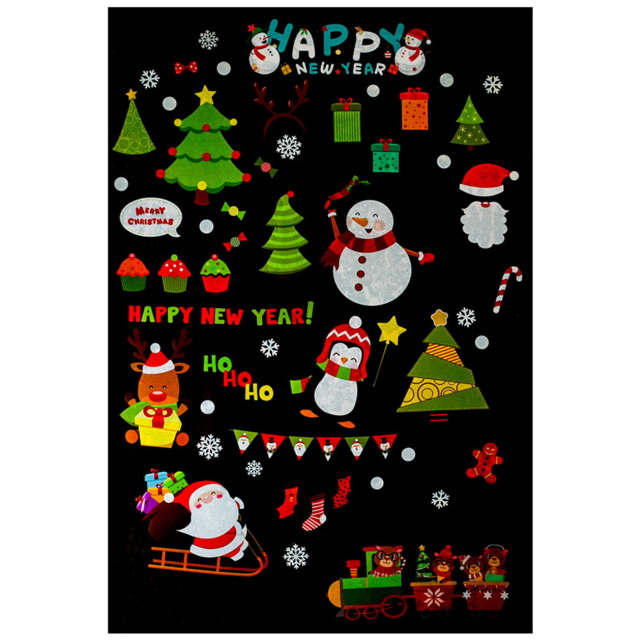 Xmas Haus Window Stickers Christmas Decoration 78 Pack - image 1