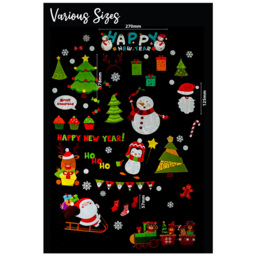 Xmas Haus Window Stickers Christmas Decoration 78 Pack - thumbnail 4