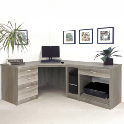 R White Cabinets Set 18 4 Drawer Grey Computer Desk