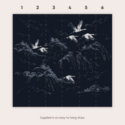 Laura Ashley Animalia Midnight Mural - thumbnail 3