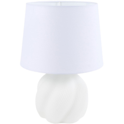 Millie Glass White Table Lamp - thumbnail 3