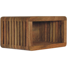 Artisan Furniture Soba Beige Solid Wood Wall-Mounted Bedside Table - thumbnail 3